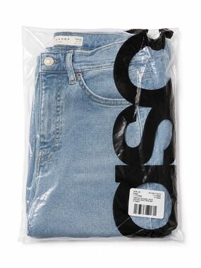 Topshop Hourglass Jamie High Rise Skinny Jeans Bleach W25 L34